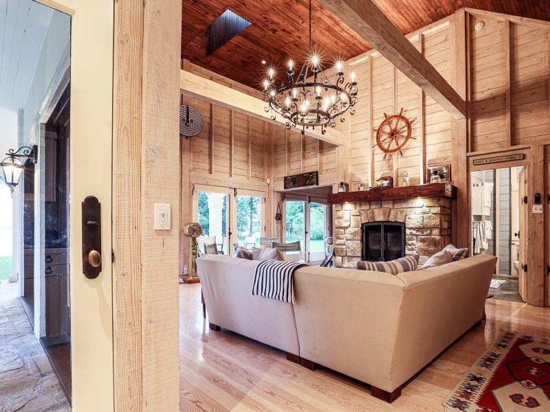 Intérieur d'un chalet