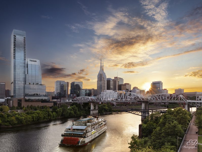 Décor contant un agrandissement d'une photo